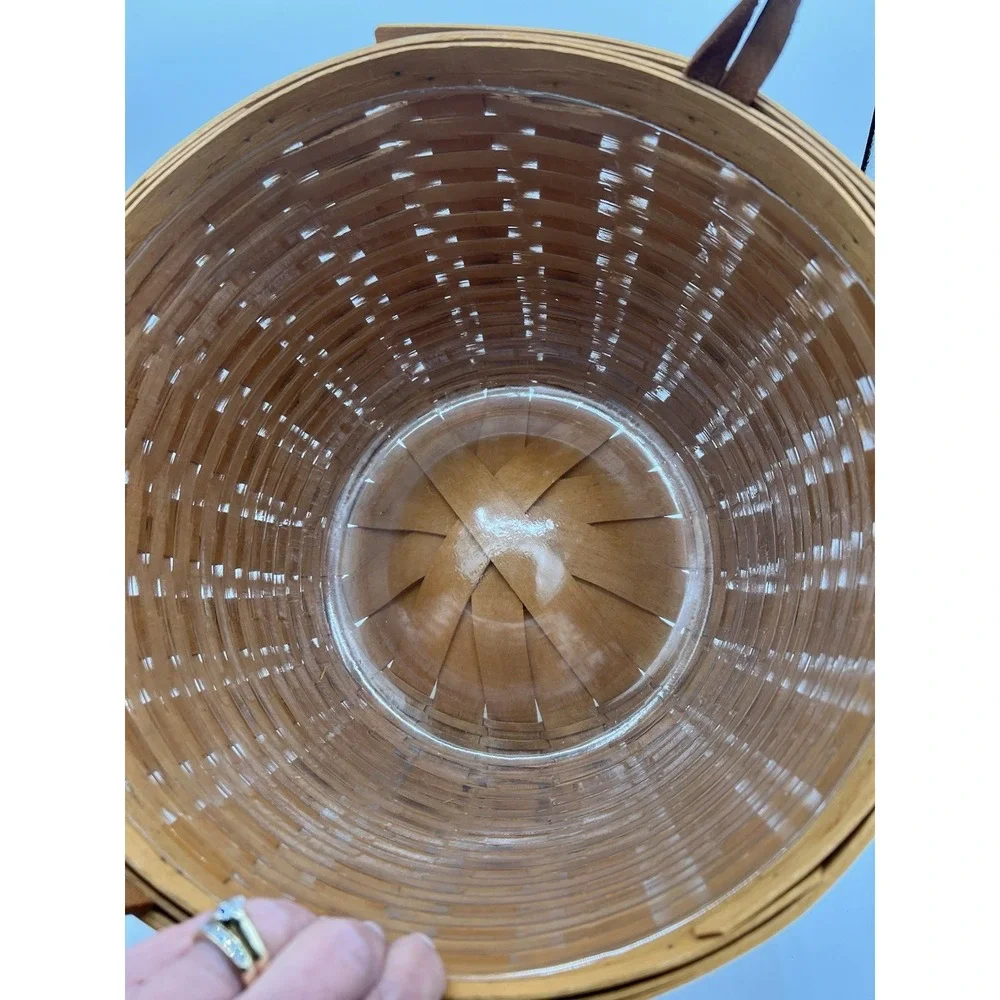 🌼Longaberger 1996 Wildflower Hostess Basket w/Protector–Classic & Collectible🌼